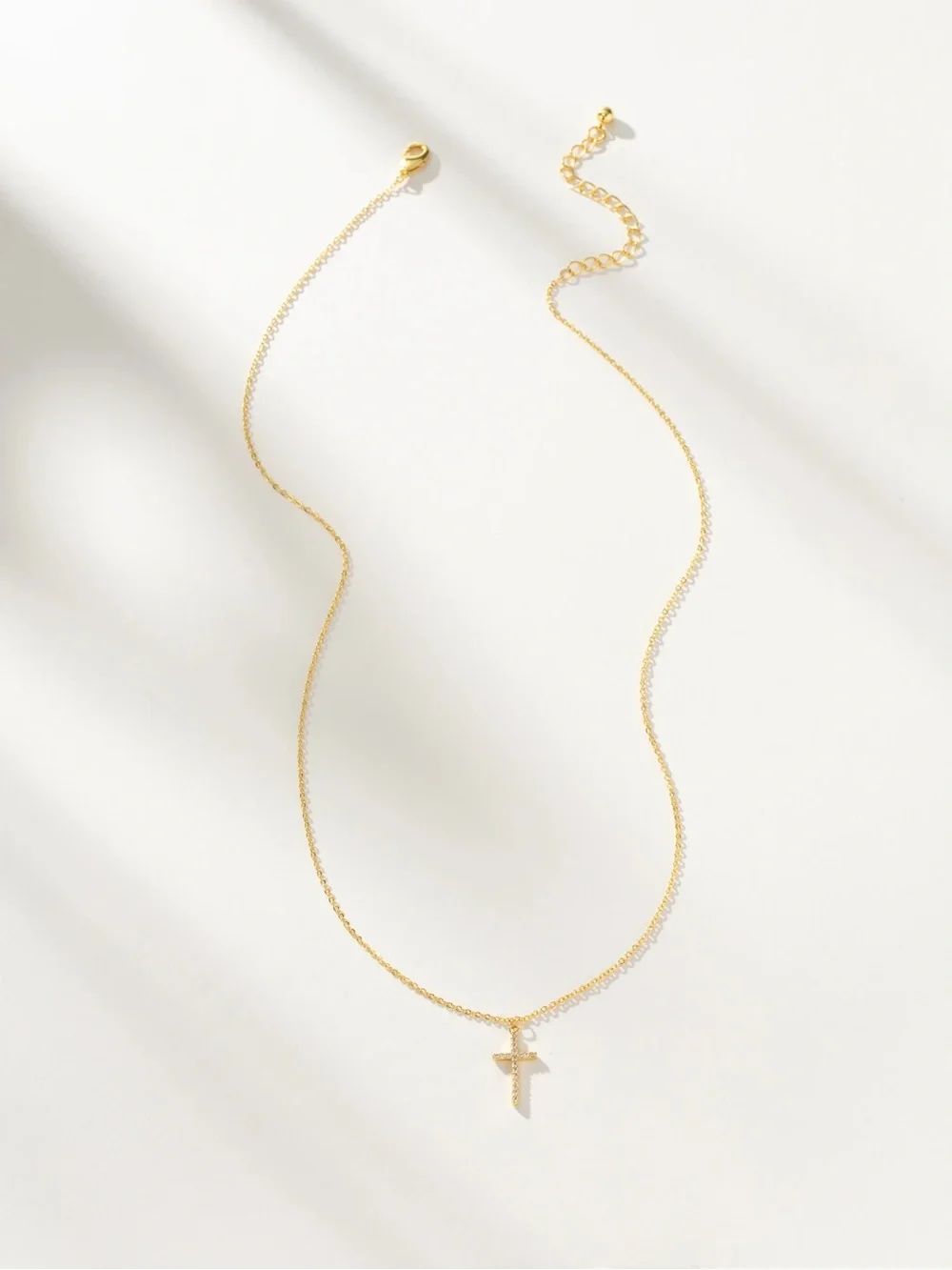 Uncommon James Pavé Cross Necklace